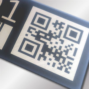 QR Code Baskılı Alüminyum Etiket 